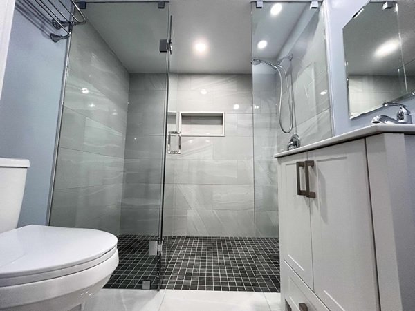 Full home renovation, glass shower and tile installation, Toronto GTA