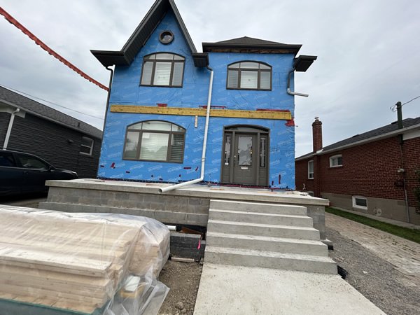 Full home renovation and addition under construction, Toronto GTA